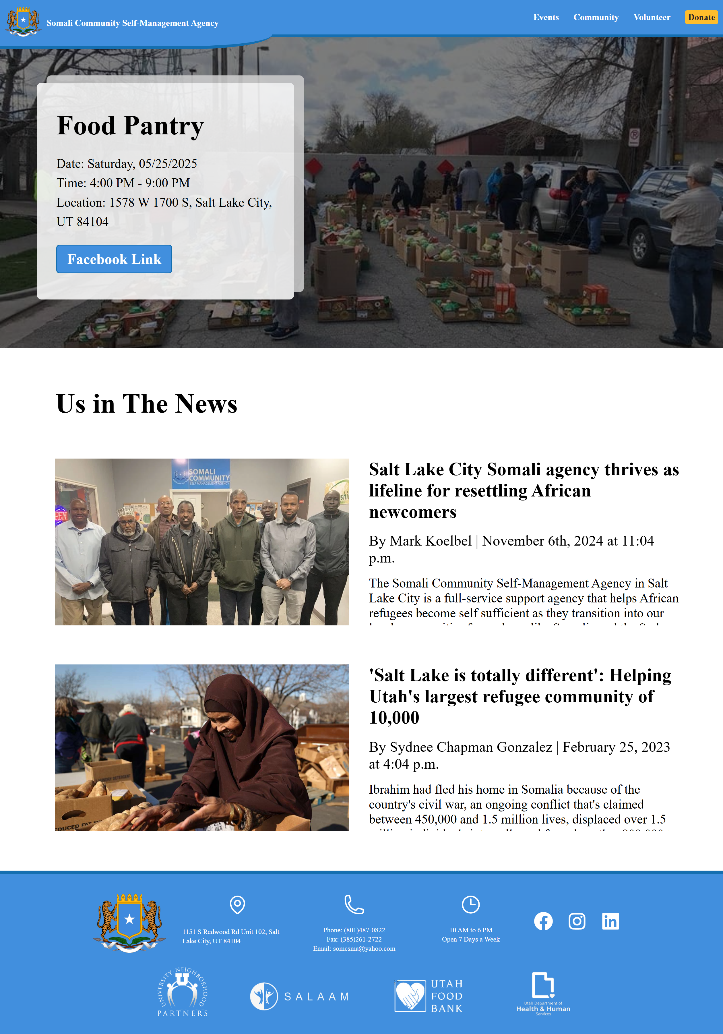 SOMCSMA website screenshot